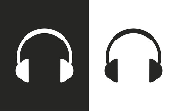 Headphone  - vector icon.