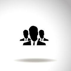 Human resource and management icon set.