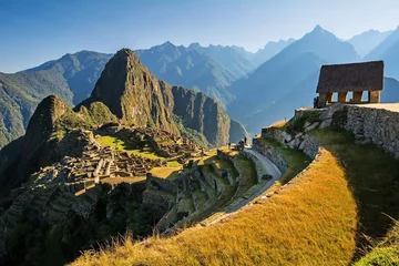 Foto auf Acrylglas Machu Picchu Machu Picchu-Sonnenaufgang, Peru
