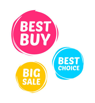 Best Buy, Best Choice & Big Sale Marks