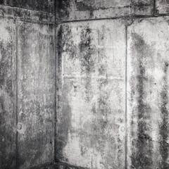 Obraz premium Abstract grungy gray concrete interior fragment