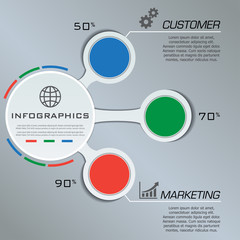 Multi Purpose Infographic Vector Design Template