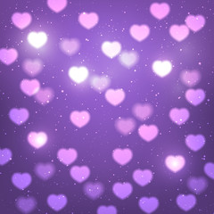 Shiny hearts background for Your design 