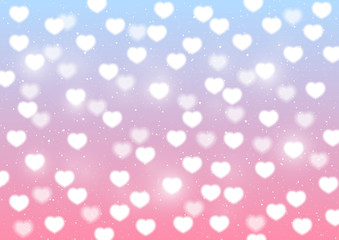 Shiny hearts background for Your design 