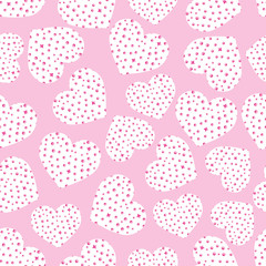 pattern with hearts seamless