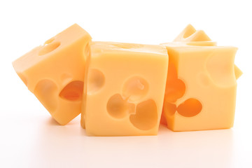 cheese isolated on white background cutout