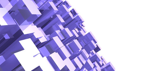 Abstract cubes background
