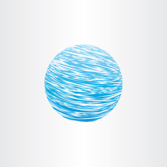 grunge blue globe vector background