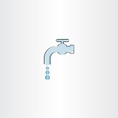 water drop tap vector icon