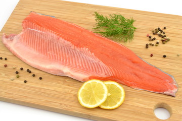 pstrąg tęczowy łososiowy - płat