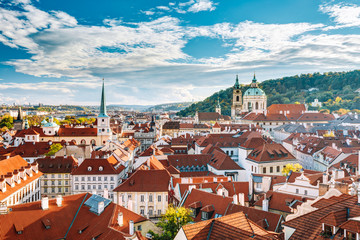 Fototapeta premium Cityscape of old Prague, Czech Republic
