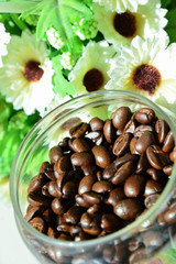 Fresh roasted coffee,coffee, background