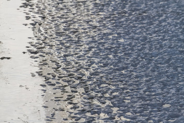 melting snow texture