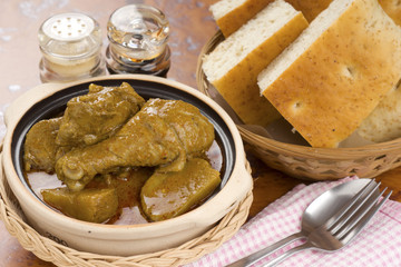 Chicken Curry served with Focaccia Bread