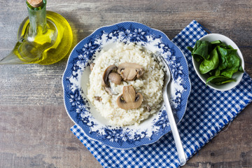 Risotto with mushrooms