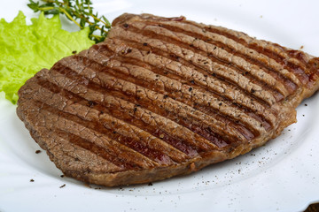 Grilled beef steak