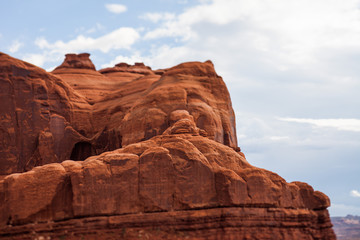 Fototapeta premium Red sandstone butte