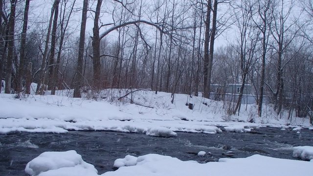 rivi&egrave;re en hiver