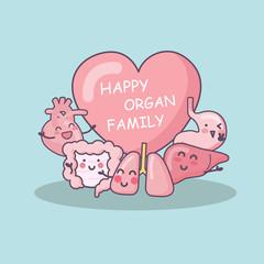 Happy organ family