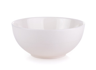 white bowl on white background