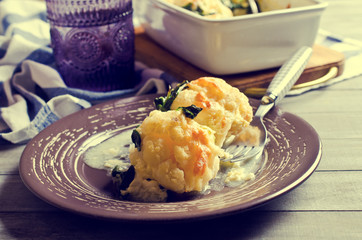 Casserole with vegetables