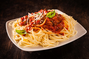 Italian spaghetti Bolognaise