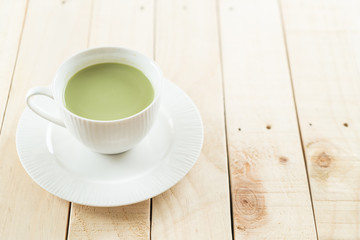 hot matcha latte