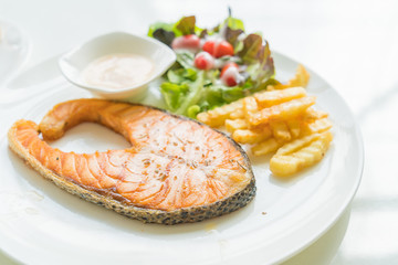 salmon steak
