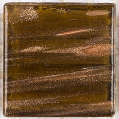 Smalt with shiny brown aventurine