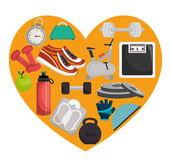 Gym and fitness lifestyle 