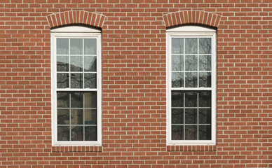 windows in  Neo-Gothic style