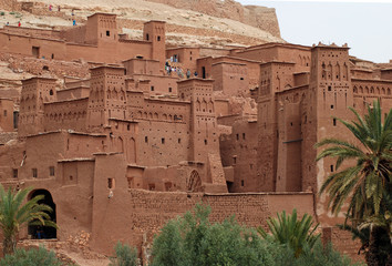 Historischer Ortskern von A&iuml;t-Ben-Haddou bei Ouarzazate, S&uuml;dmarokko