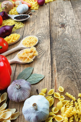 Pasta and vegetables