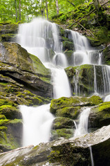 Fototapeta na wymiar The Carpathian Waterfall Shypit