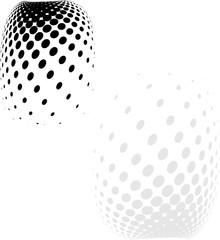 Background Composition, Web Template (Halftone)