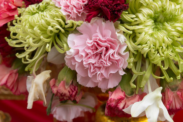 Flower in Songkarn festival, Thailand