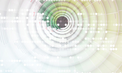 Scientific Future Technology. For Business Presentation. Flyer, Poster Vector Concept Background