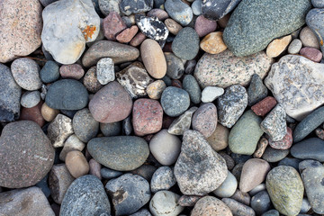 Steine am Strand