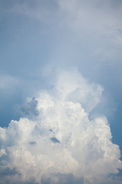 Thunderhead Storm Clouds Background Cloudy Skies Texture Skyscap © Christine