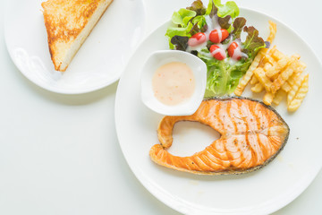 salmon steak