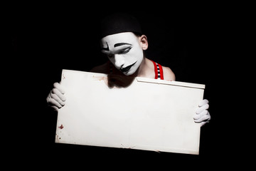 Portrait of mime
