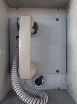 Public address phone in jack up oil rig