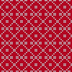 Knitted pattern. Seamless texture
