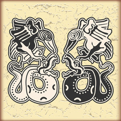 Ornament in style of the Maya