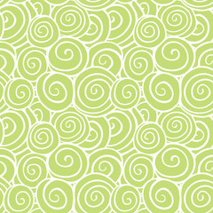 Green swirls pattern