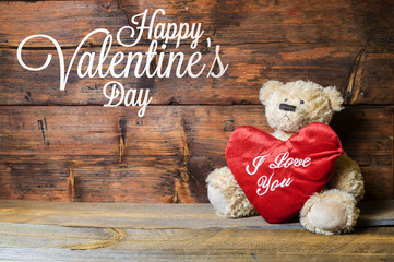 miś i serca z napisem"i love you" © Mike Mareen