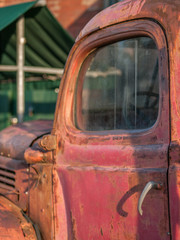 Fototapeta premium Vintage Red Truck