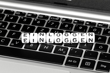 Einloggen am Computer