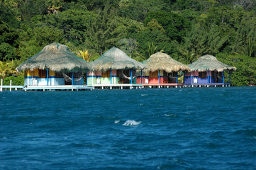 carribean huts