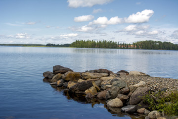 Озеро в Финляндии